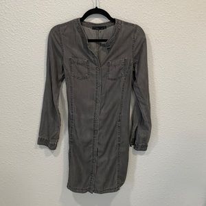 Prana Long Sleeve Grey Dress Size XS